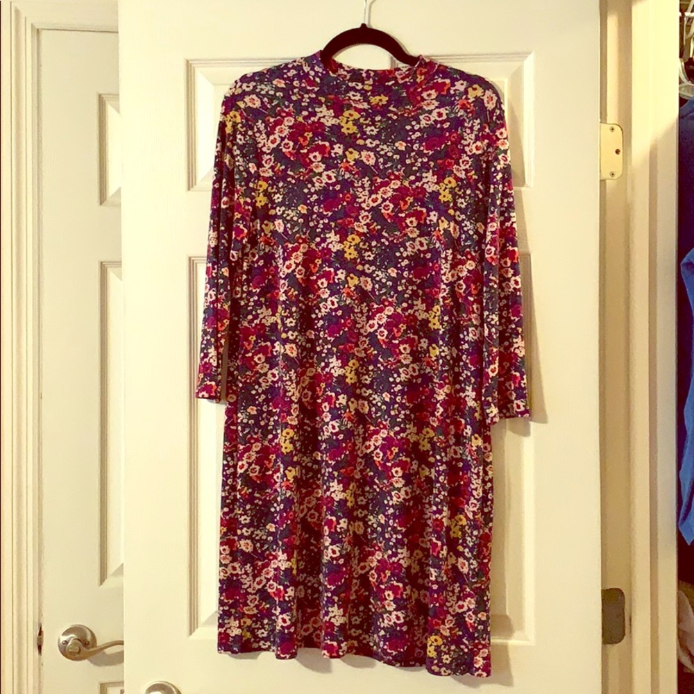 Peach Love floral dress